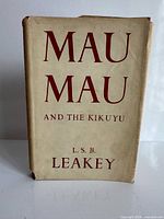 Front view of hardback book with dust jacket