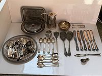 All items laid out for overview