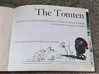 Title page showing book title, author, illustrator and publisher