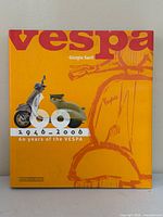 Front cover of the Vespa history book