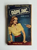 Front cover showing title, author, artwork, wear