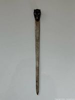 Full view of sterling silver letter opener