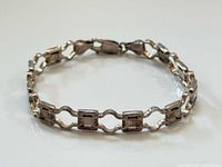 Full view of bracelet clasped