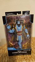 Front of sealed Disney Mirrorverse Genie figure box