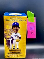 Front of retail box showing Dusty Baker portrait, series title and name