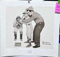 Full view of the print pinned to board