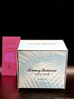 Front of sealed Tommy Bahama Very Cool women eau de parfum 3.4 fl oz box with Maxsold lot tag