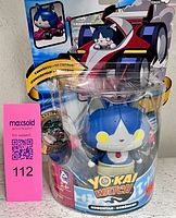 Front view of sealed Robonyan figure in blister packaging with MaxSold lot tag