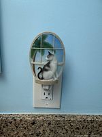 Front view installed in outlet