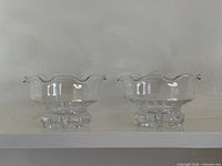 Both dessert bowls front view