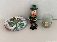 Group shot of three St. Patrick's Day items