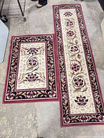 Runner and small rug full view