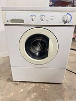 Front view of Frigidaire front-load washer