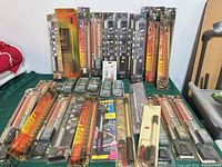 Full lot view showing neon strobelike tubes, LED tubes and small LED modules