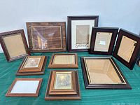 Group shot showing all ten frames and size variety