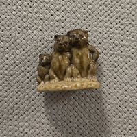 Bear family figurine