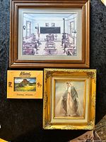 All three framed prints grouped