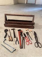 Toolbox and all tools laid out