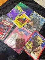 All six Star Wars print items displayed on black background