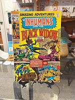 Front cover showing title, issue number, price and artwork