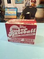 Front of sealed 1989 Topps Baseball Traded Series box