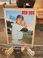 Front of Carl Yastrzemski 1970 Topps #10 card