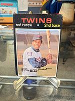 Front of Rod Carew Topps #210 card