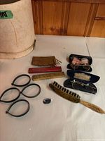 Group shot of all items on table