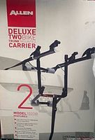 Front view of boxed Allen Sports Deluxe 2-Bike carrier