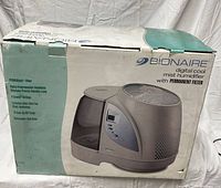 Front of original box showing product image and branding