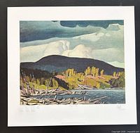 Full view of lithograph showing entire image and margins