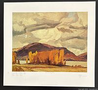 Full view of lithograph showing entire image and border