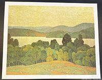 Full view of lithograph with white border showing entire artwork