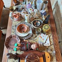 Full table view of assorted items