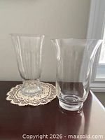 Both Bohemia vases side by side