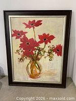 Full view of framed print showing artwork and frame