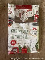 Front of sealed package showing design and size