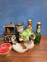 all six items grouped on table