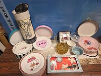 Group shot of all items on table