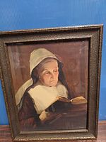 full view of framed canvas print