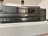 Front view showing entire Onkyo DV-C601 unit