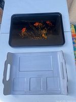 Two trays side by side showing overall form and colors