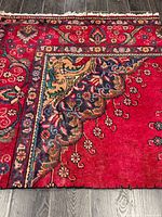 Full rug showing overall pattern and colouring