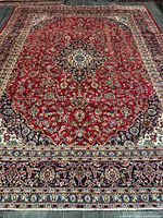 Full view of rug showing overall design and dimensions