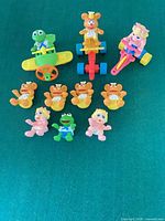 Group shot of all figures and vehicles