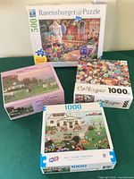 All four boxed puzzles