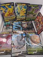 Group shot of all ten jumbo cards laid out