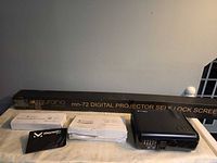 Projector, boxed MN-72 screen, manuals