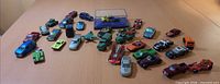 Group view of entire assortment spread on table