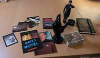 Overview of all items laid out on table